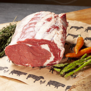 Rolled Rib of Beef Dry aged for a minimum of 30 days in our Dry aging Chamber with Himalayan Salt Blocks