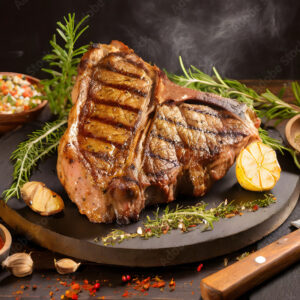 Alternative view of T-Bone Steak